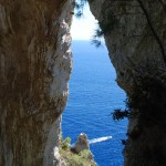 Am Arco Naturale auf Capri (Italien)