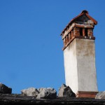 Schornstein in Oberstdorf im Allgäu