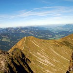 Bergpanorama bei Oberstdorf im Allgäu