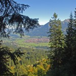 Blick auf Oberstdorf im Allgäu