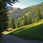 Wanderweg im Allgäu bei Oberstdorf