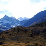 Ausblick auf Schweizer Berge