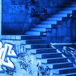 Treppe am Spreeufer in Berlin