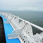 Blick auf die Irische See von Blackpool Pier