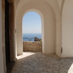Überdachte Kapelle auf Capri (Italien)