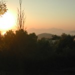 Sonnenuntergang auf der griechischen Insel Kos