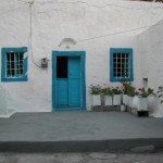 Typischer griechischer Innenhof auf Kos (Griechenland)