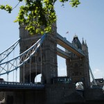 Nahaufnahme der Tower Bridge in London