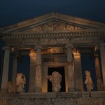 Historisches Bauwerk im British Museum in London