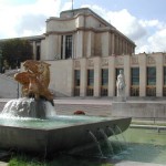 Am Palais du Trocadéro in Paris