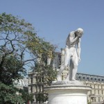 Statue in den Tuilerien von Paris