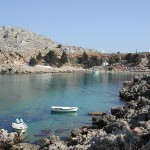 Badebucht auf Rhodos (Griechenland)