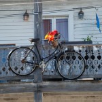 So stellt man auf Key West in Florida das Fahrrad ab