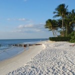 Am Naples Beach in Florida