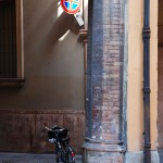 Ein Fahrrad in Modena (Italien)