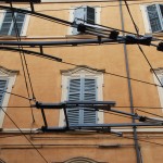 Hausfront in Modena (Italien)