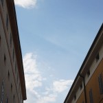 Der Himmel über Modena (Italien)