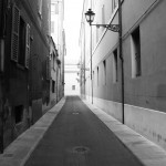 Gasse in Modena (Italien)