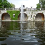 Teich am Schloss Sanssouci in Potsdam
