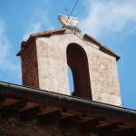 Turm in der Villa d´Este in Tivoli (Italien)