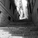 Gasse in Frascati (Italien)