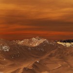 Die Berge bei Serfaus in anderem Licht