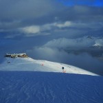 Berggasthof in den Bergen bei Serfaus