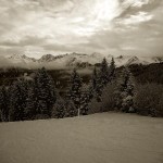 Winterlandschaft bei Serfaus