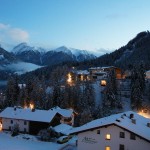 Abenddämmerung in Serfaus