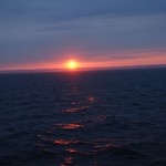 Sonnenuntergang über der Norwegischen See
