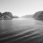 Einfahrt in einen norwegischen Fjord