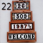 Hausnummer in St. Augustine (Florida)