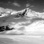 Val Thorens umgeben von Bergen