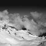 Wolken über Val Thorens