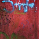 Graffiti auf der Zeche Zollverein in Essen