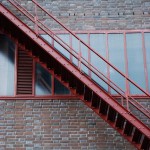 Treppe auf der Zeche Zollverein in Essen