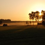 Sonnenaufgang in Ickern in Castrop-Rauxel