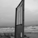 Strandschild auf Rügen