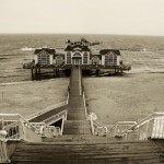 Seebrücke auf Rügen im Ostseebad Sellin