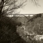Die Müngstener Brücke bei Solingen