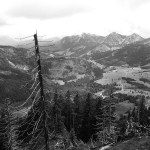 Blick auf das Umland von Unterjoch