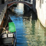 Wasserspiegelung in Venedig