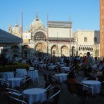 Auf dem Markusplatz, der Piazza San Marco