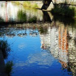 Wasserspiegelung in Karlsbad