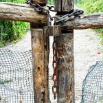 Eingang zu einem Garten auf Ischia