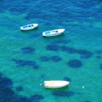 Blaues Meer am Castello Aragonese