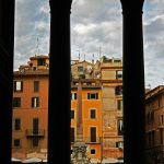 Blick aus dem Pantheon