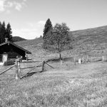 Almhütte in den Bergen von Bad Tölz