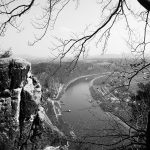 Blick auf die Elbe in der Sächsischen Schweiz