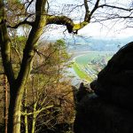 Ein Teil der Elbe in der Sächsischen Schweiz